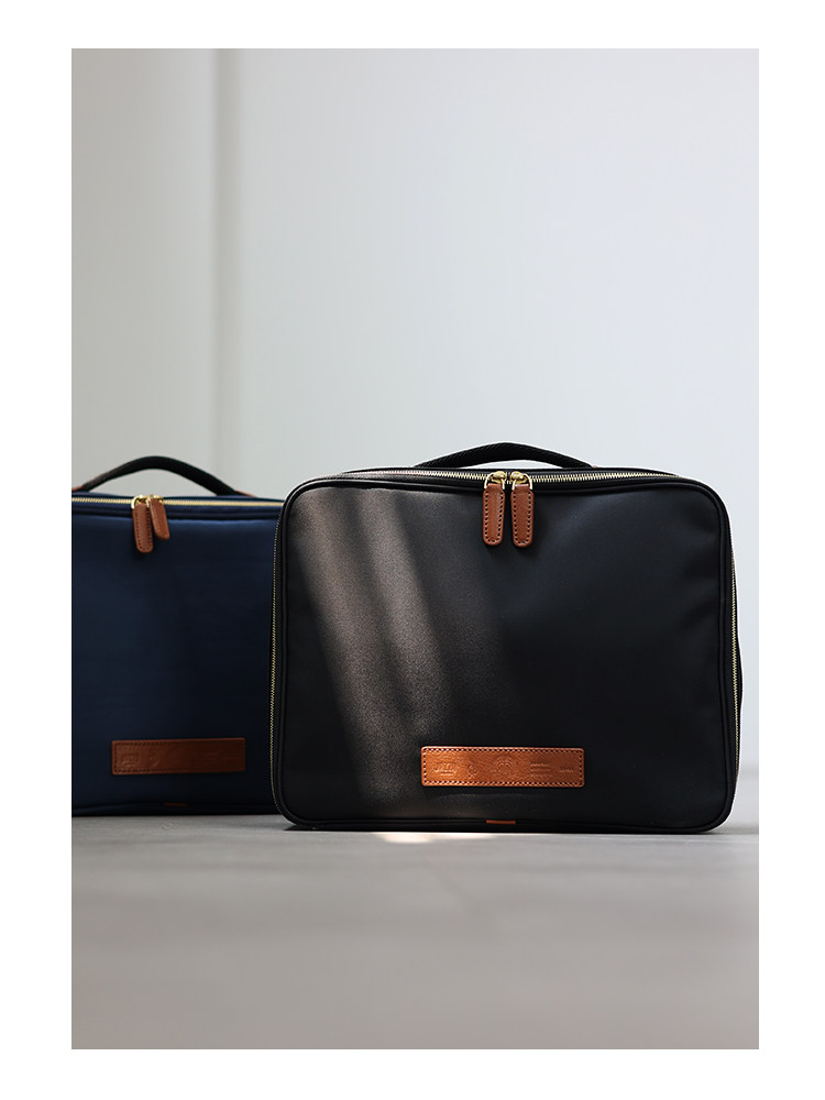 ナイロン×本革 トラベルポーチ QD536 イメージ5