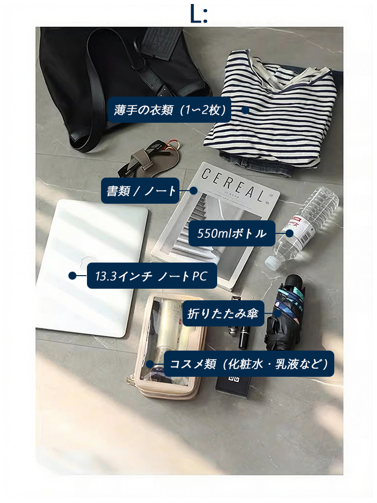 ナイロン×本革 ショルダーバッグ QD717 イメージ10