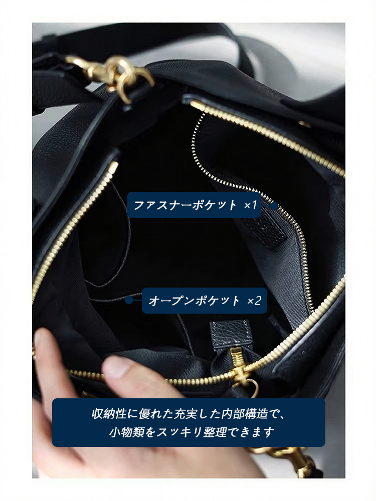 本革 ショルダーバッグ QD586 イメージ15