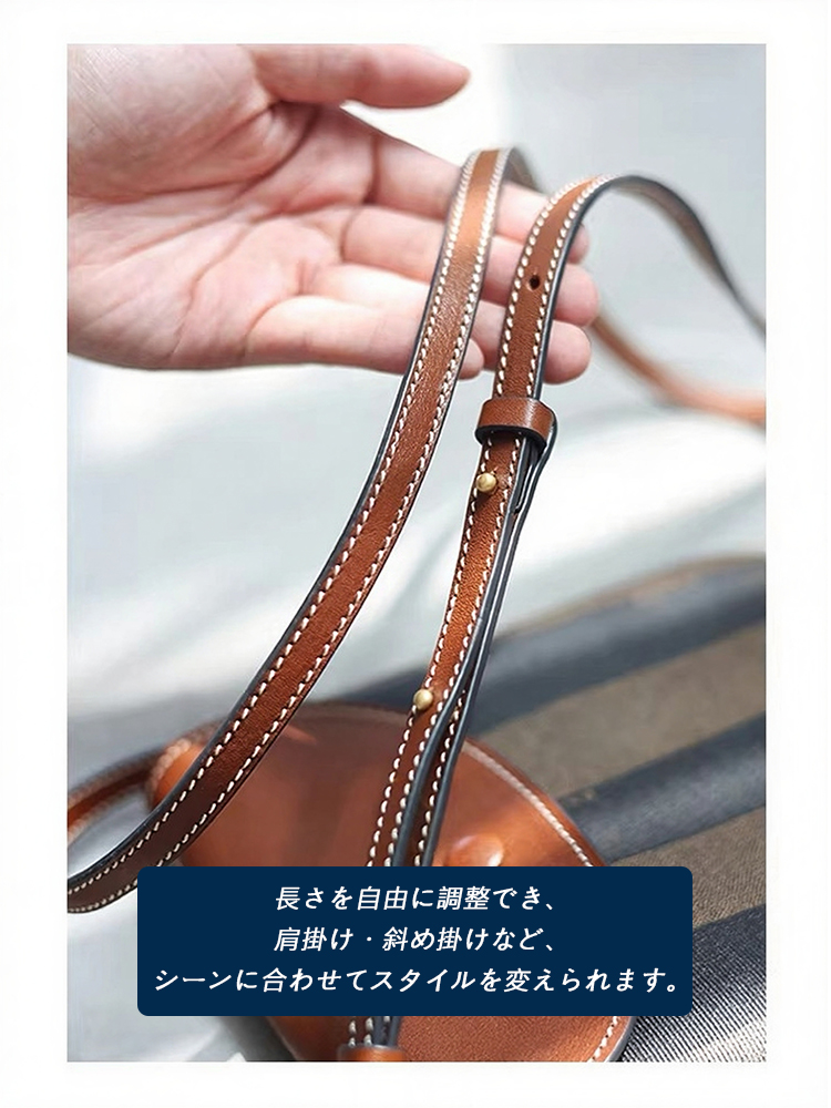 PVC×本革 ミニショルダーバッグ QD664 イメージ15