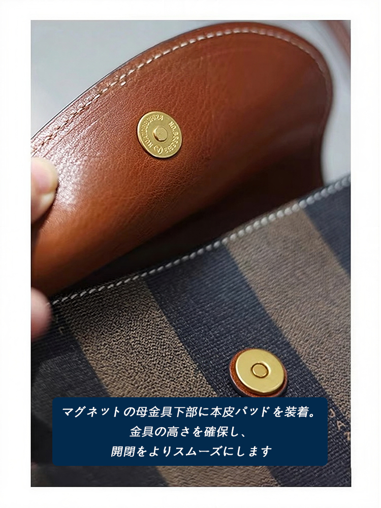 PVC×本革 ミニショルダーバッグ QD664 イメージ16