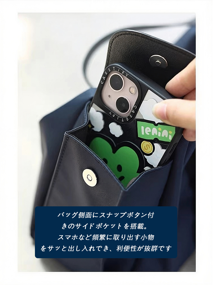 ナイロン×本革 ショルダーバッグ QD739 イメージ20