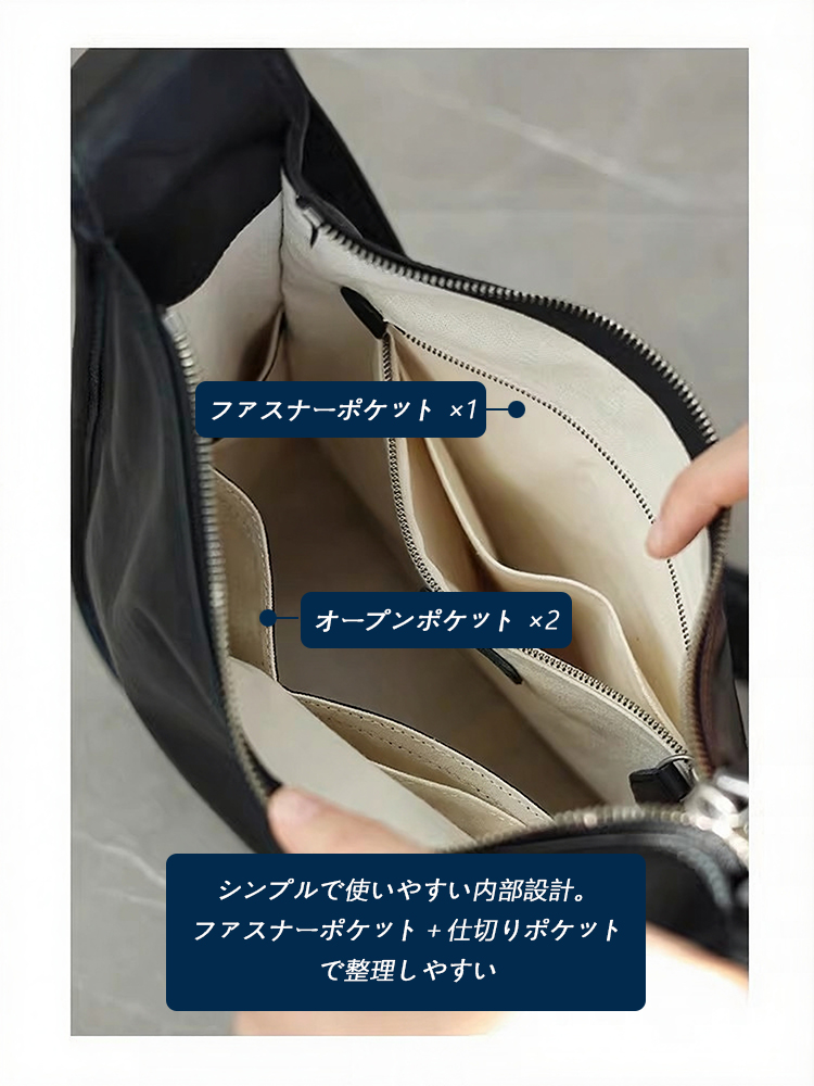 本革 ショルダーバッグ QD715 イメージ15