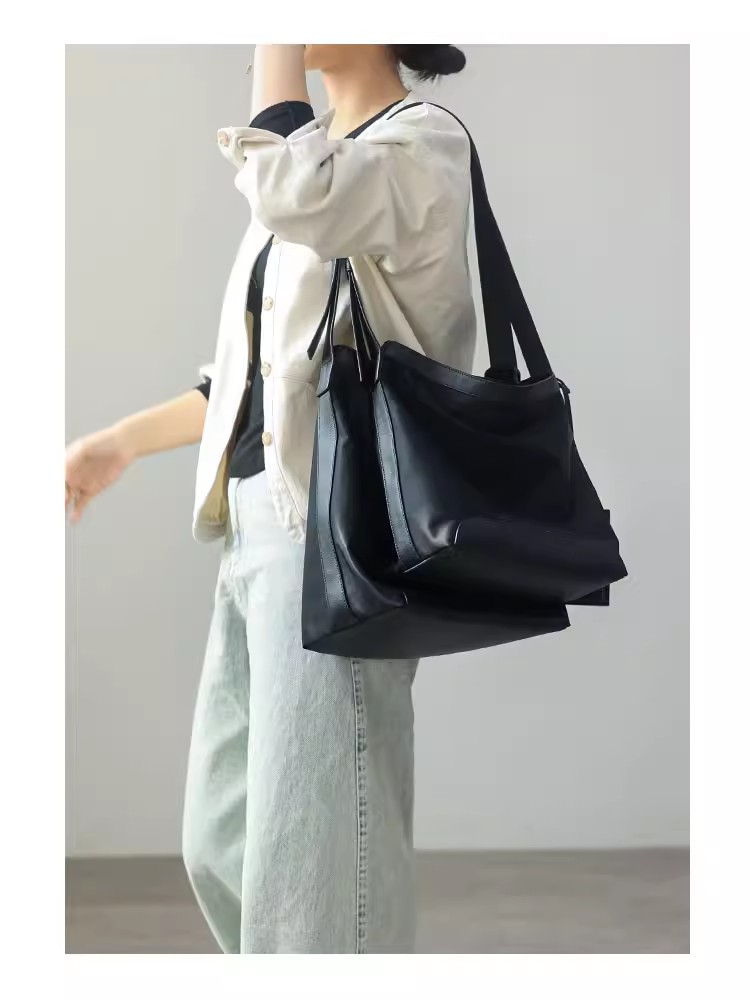 ナイロン×本革 ショルダーバッグ QD717 イメージ21
