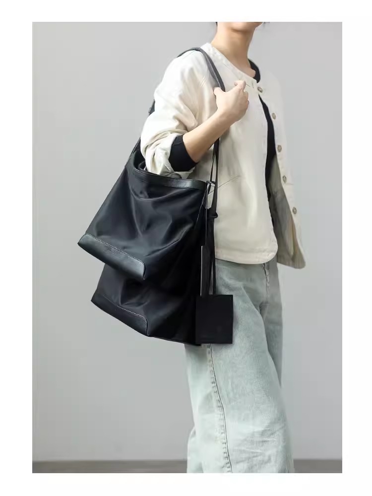 ナイロン×本革 ショルダーバッグ QD717 イメージ23