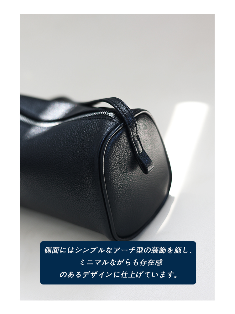 本革 筒型ショルダーバッグ QD644 イメージ15