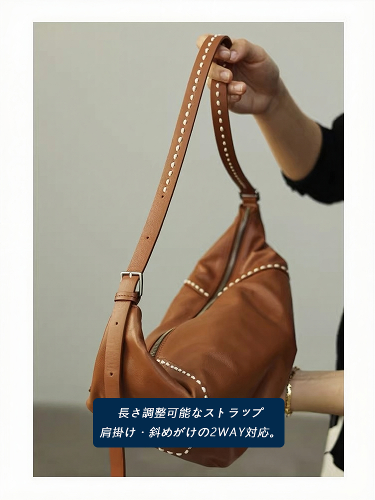 本革 ショルダーバッグ QD803 イメージ23