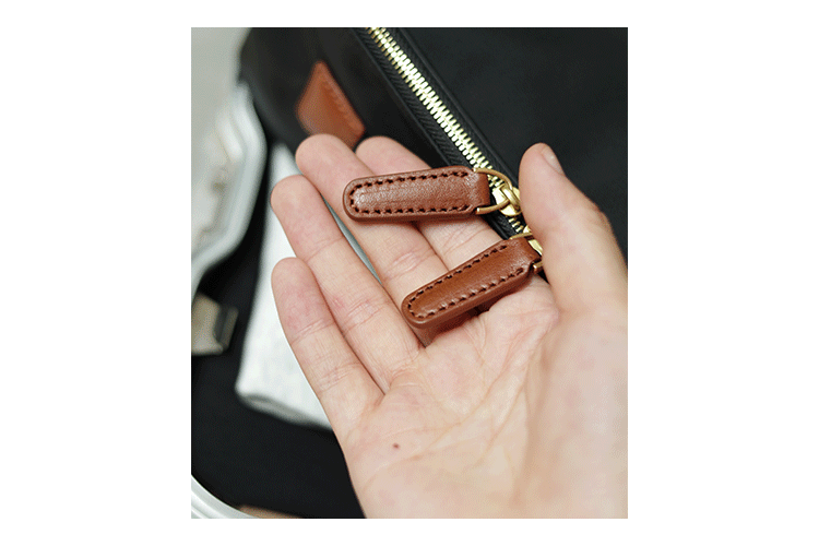 ナイロン×本革 トラベルポーチ QD536 イメージ2