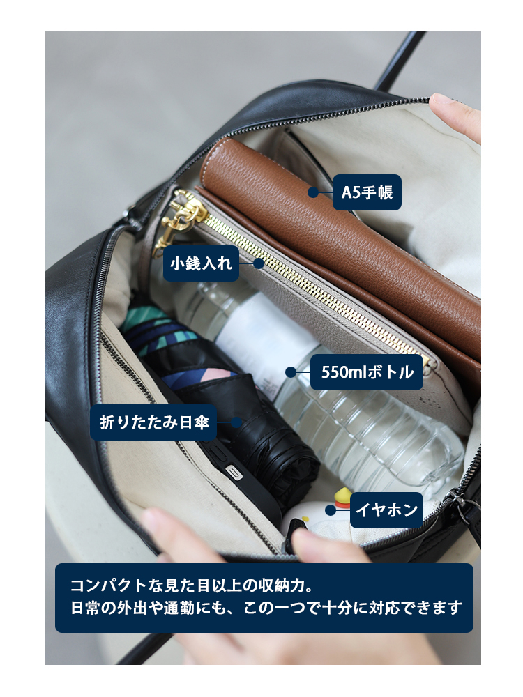 本革 ショルダーバッグ QD697 イメージ25