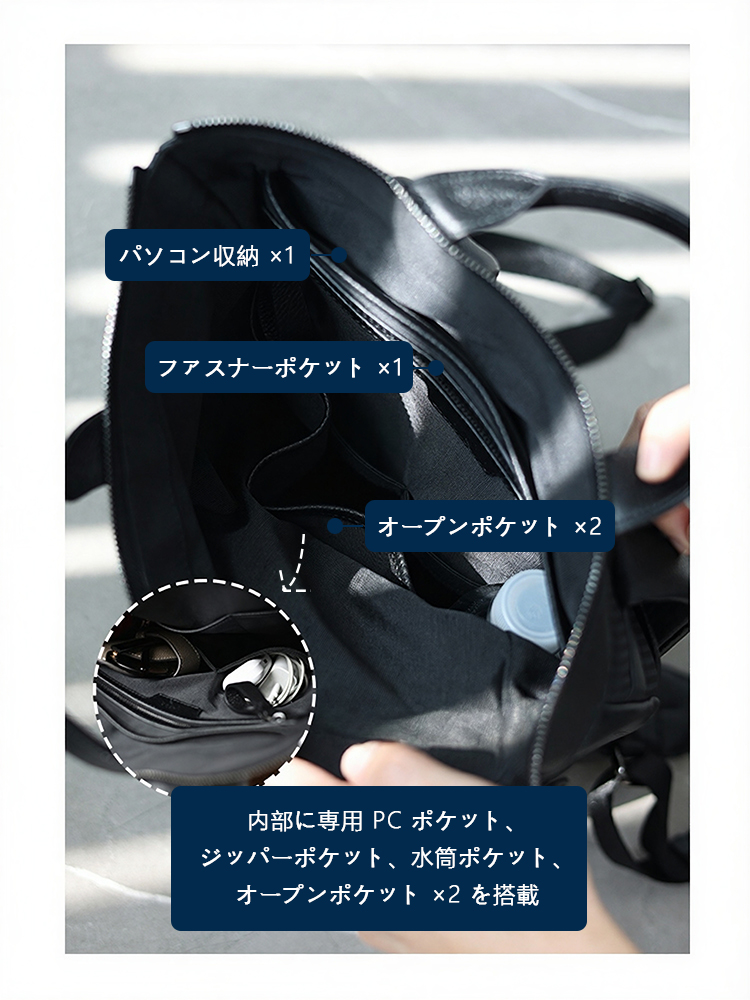 本革 リュック QD693 イメージ17