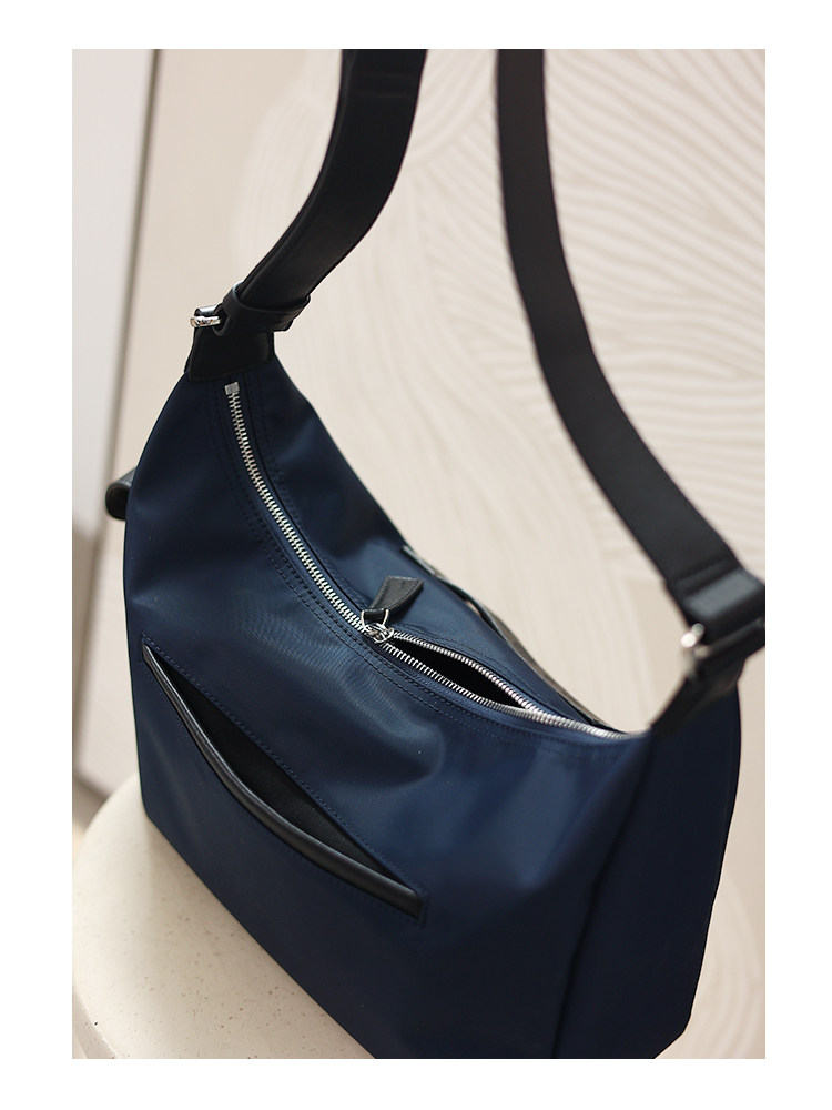 ナイロン×本革 ショルダーバッグ QD739 イメージ12