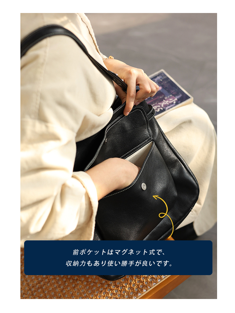 本革 ショルダーバッグ QD813 イメージ18