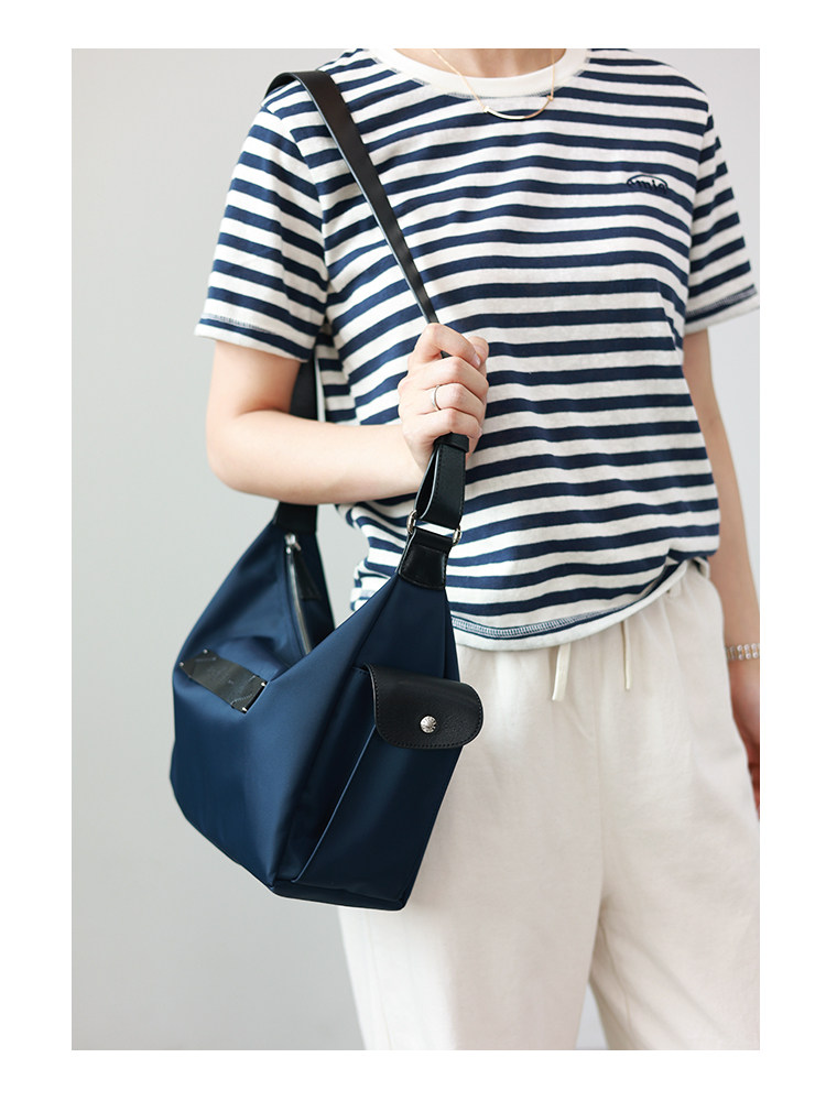 ナイロン×本革 ショルダーバッグ QD739 イメージ14