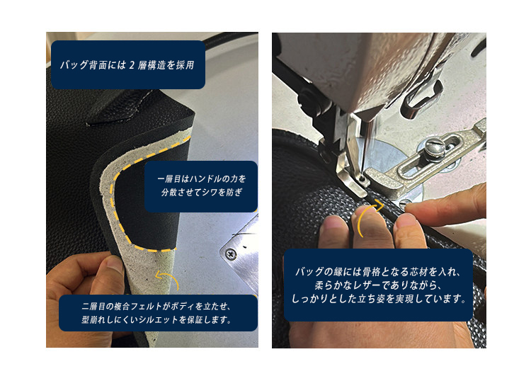 本革 ミニボストンバッグ QD677 イメージ8
