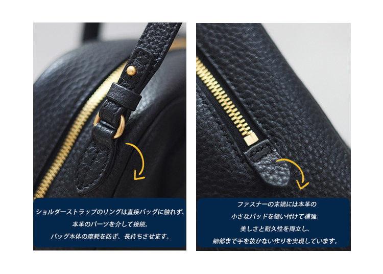 本革 ミニボストンバッグ QD677 イメージ10