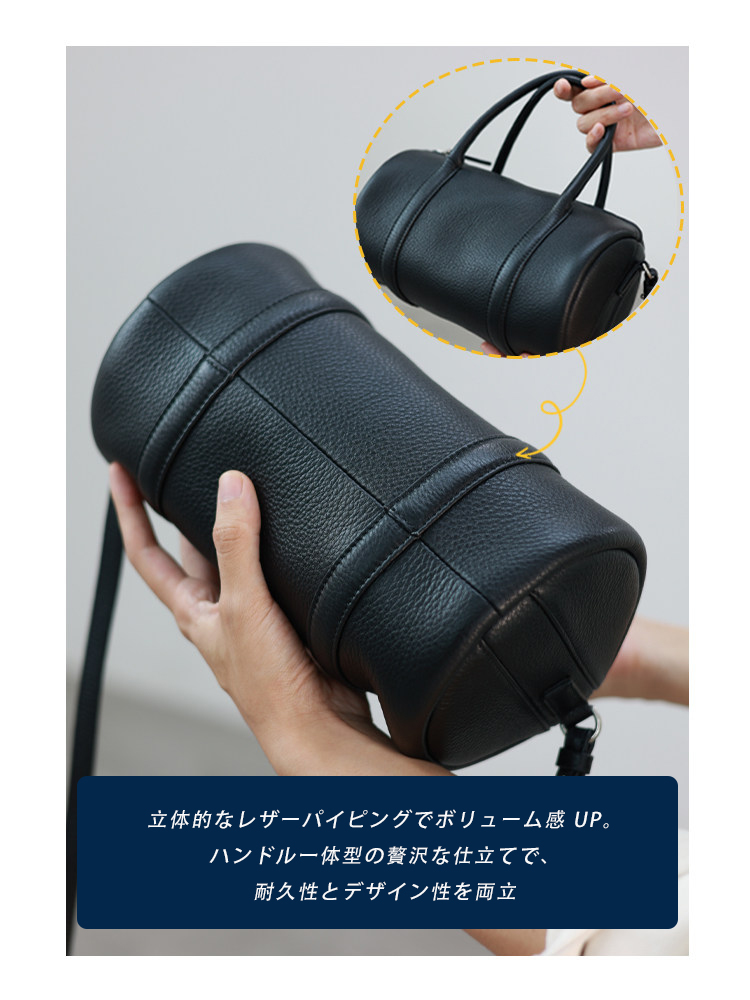 本革 ミニボストンバッグ QD779-1 イメージ19