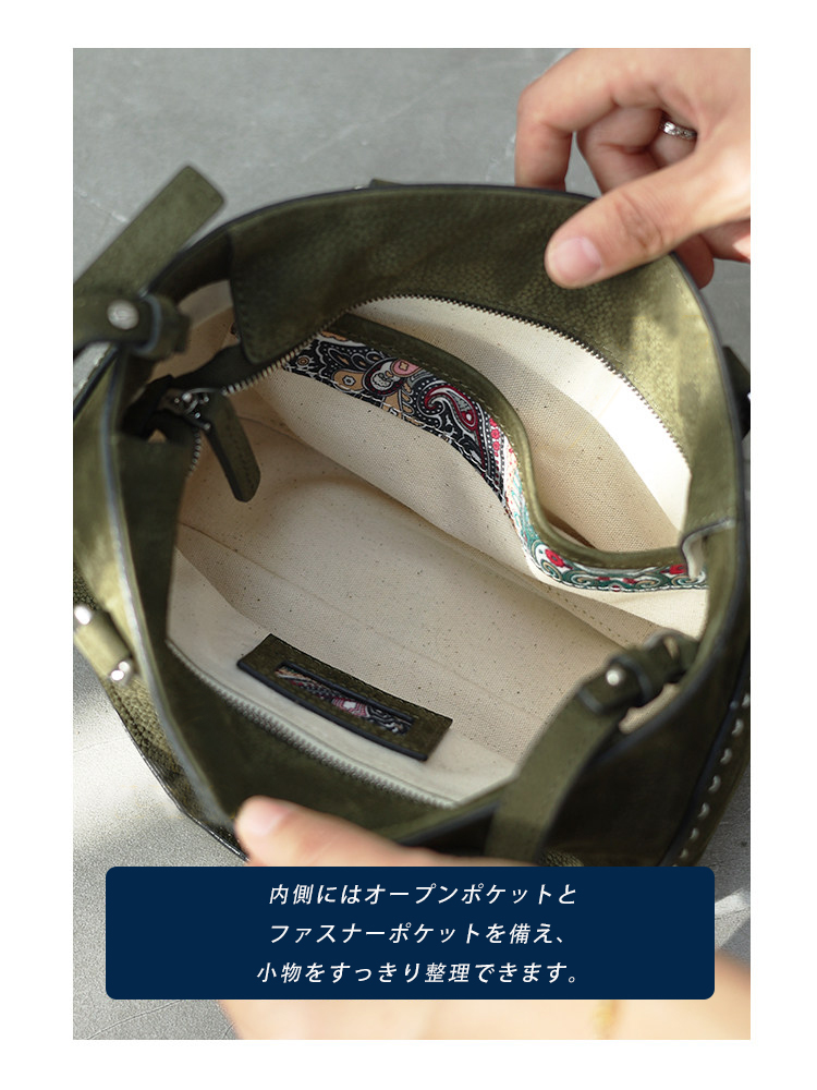 本革 ハンドバッグ QD788 イメージ17