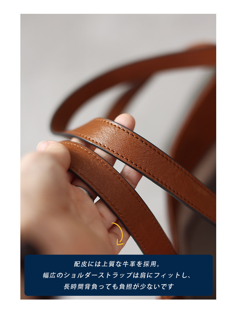 ナイロン×本革 トートバッグ QD765 イメージ15