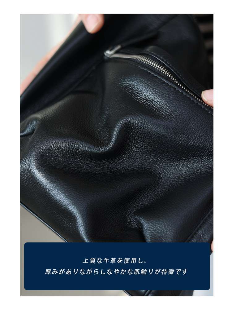 本革 ショルダーバッグ QD795 イメージ17