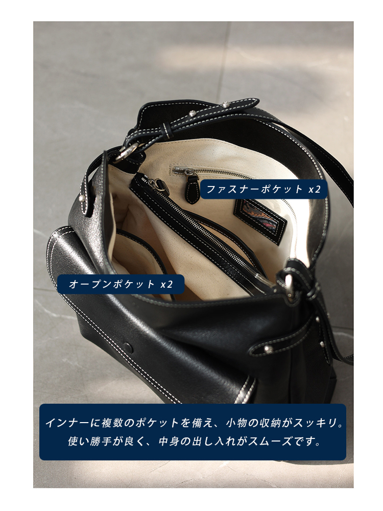 本革 ショルダーバッグ QD813 イメージ22