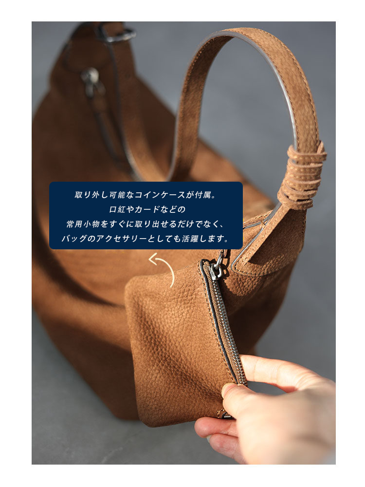 本革 ショルダーバッグ QD698 イメージ17