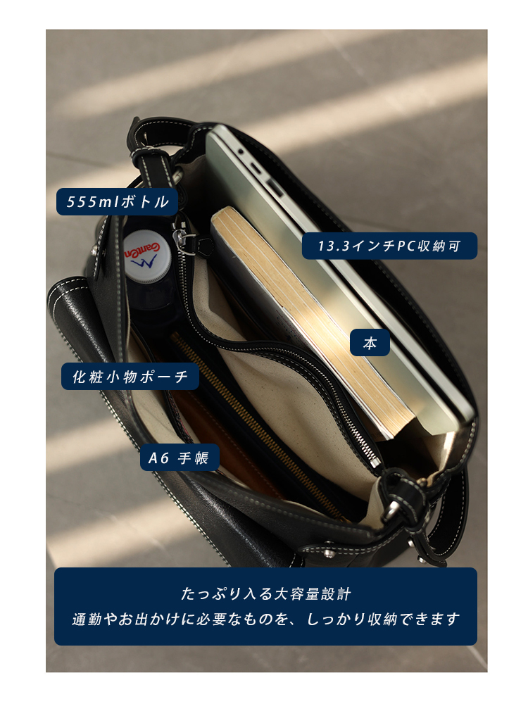 本革 ショルダーバッグ QD813 イメージ23