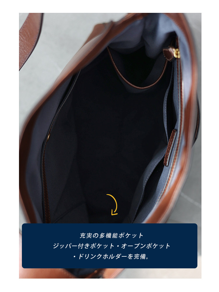 本革 ショルダーバッグ QD584 イメージ15