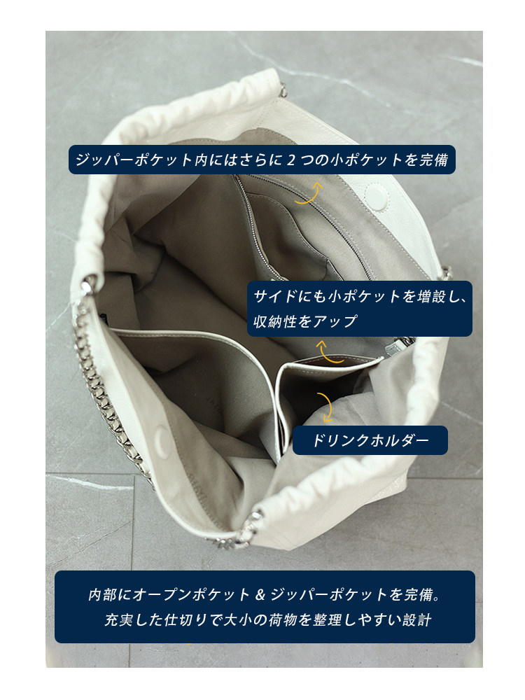 本革 トートバッグ QD732 イメージ29