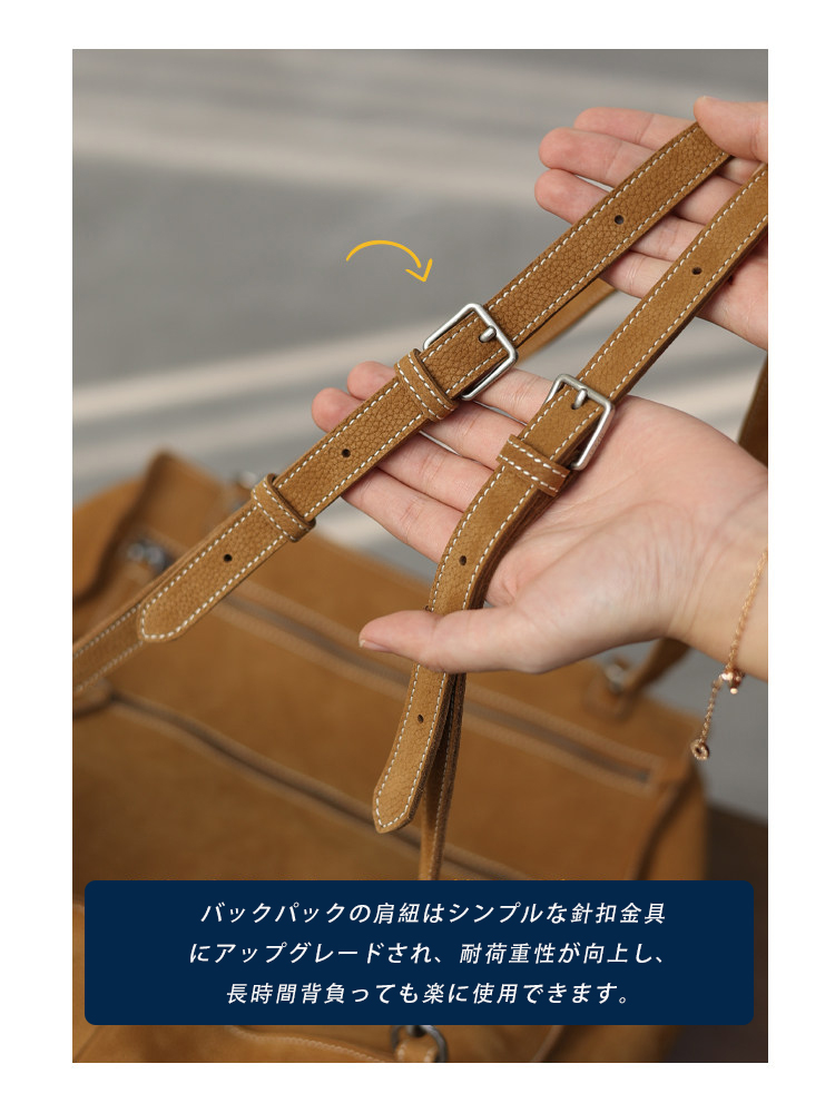 本革 植鞣しトートバッグ QD758 イメージ26