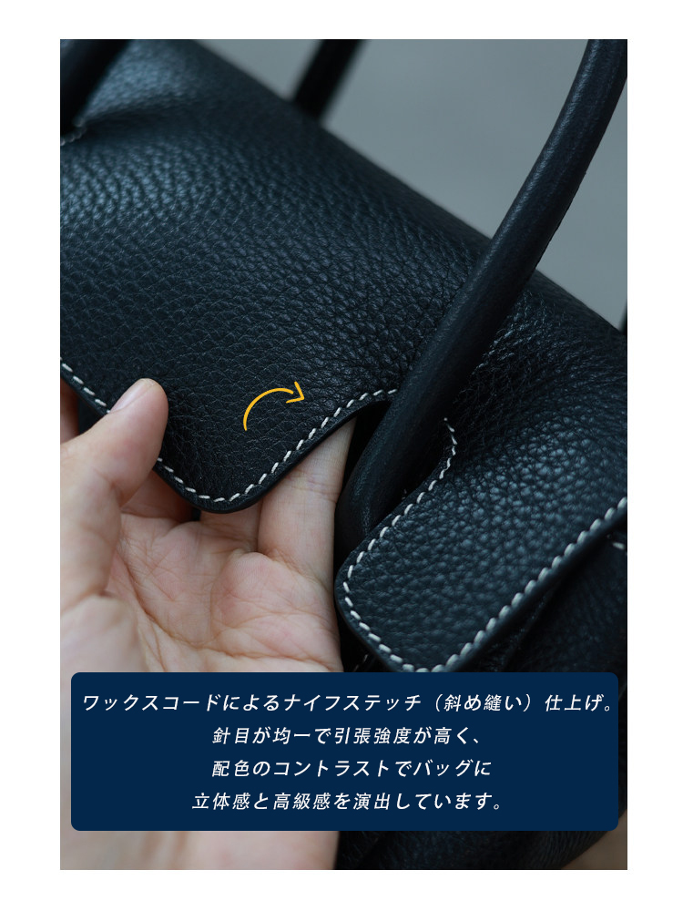 本革 ハンドバッグ QD781 イメージ14