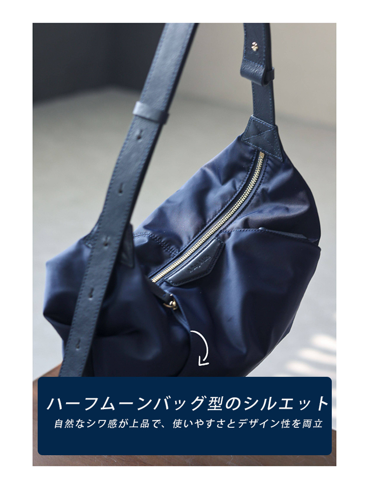 ナイロン×本革 ショルダーバッグ YD0101 イメージ20