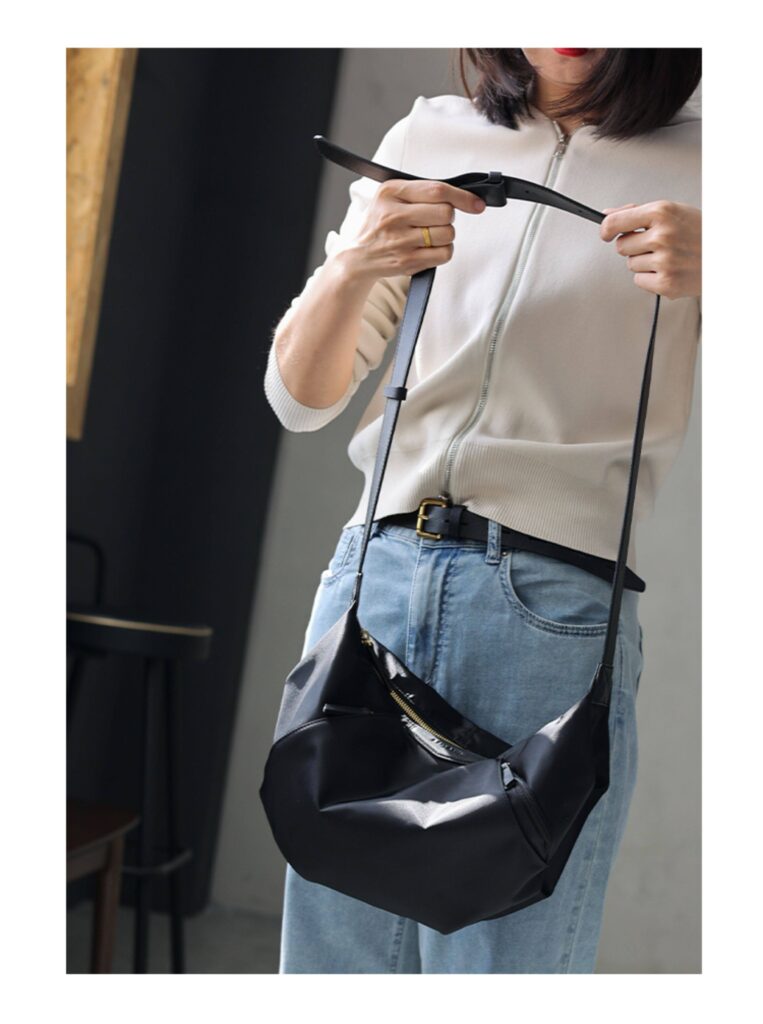ナイロン×本革 ショルダーバッグ YD0101 イメージ8