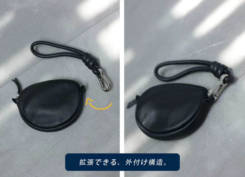 本革 コインケース 丸型 QD809 イメージ13