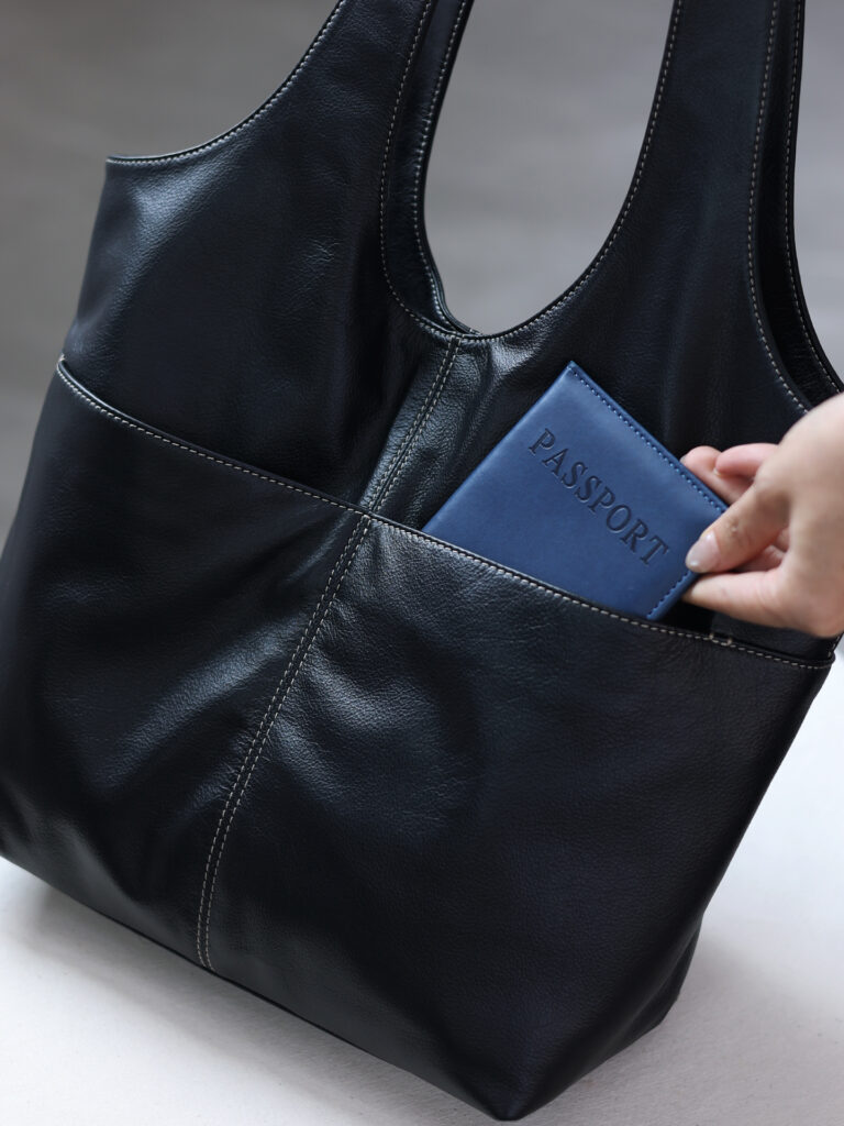 本革 縦型トートバッグ QD850 イメージ19